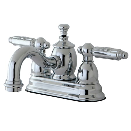 Kingston Brass KS7101GL 4" Centerset Bathroom Faucet, Polished Chrome KS7101GL